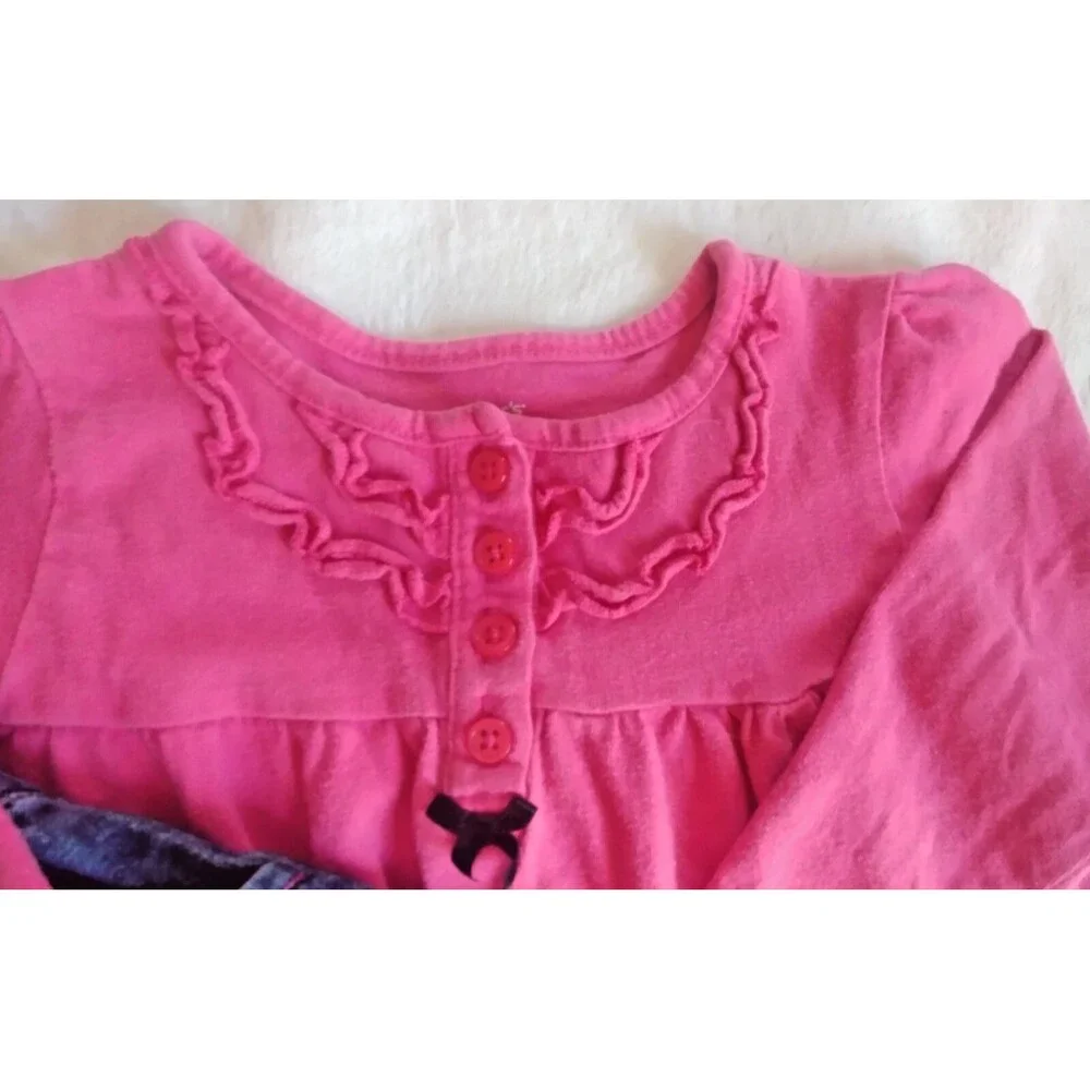 pants shirt 18 month Second Step girl jeans Carters long sleeved top size baby